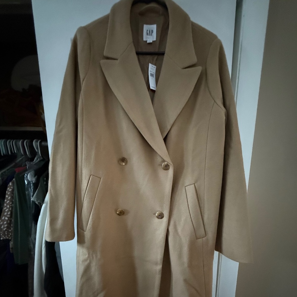 Abercrombie wool blend trench coat - Picture 3 of 4